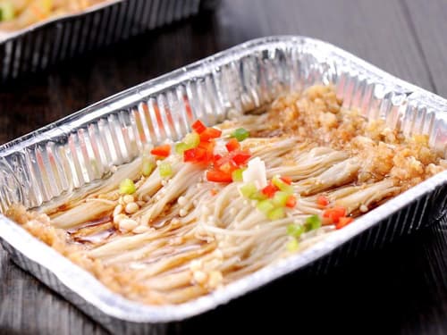 兰陵锡纸烤金针菇